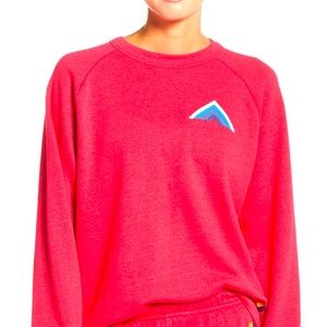 Aviator Nation Mountain Sweatshirt pink
